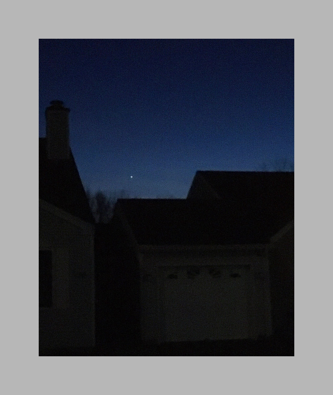 Photo titled Jupiter Over the Roof
