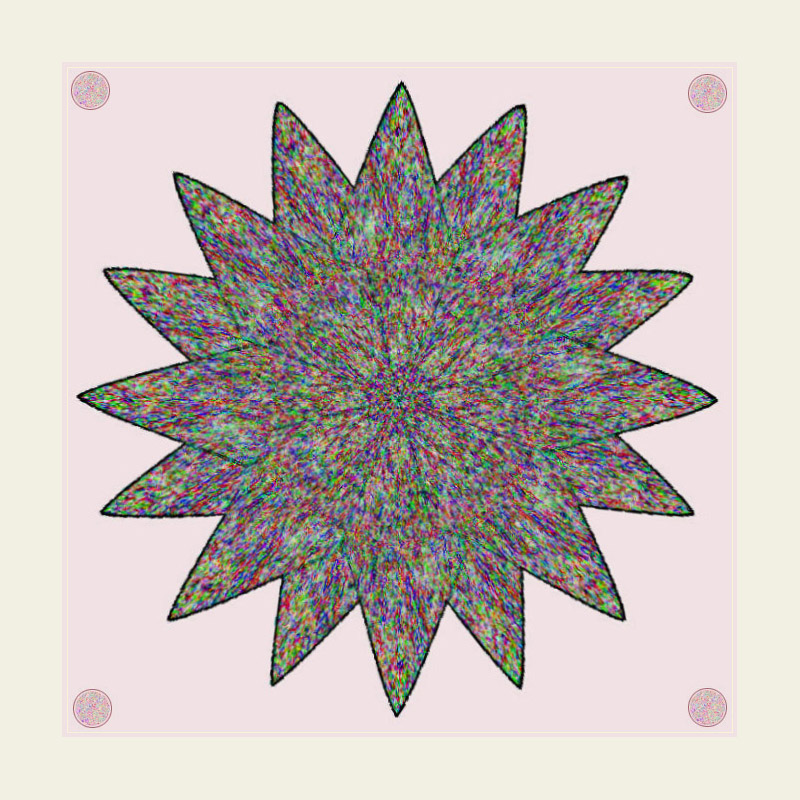 Picture titled Kaleidaflower